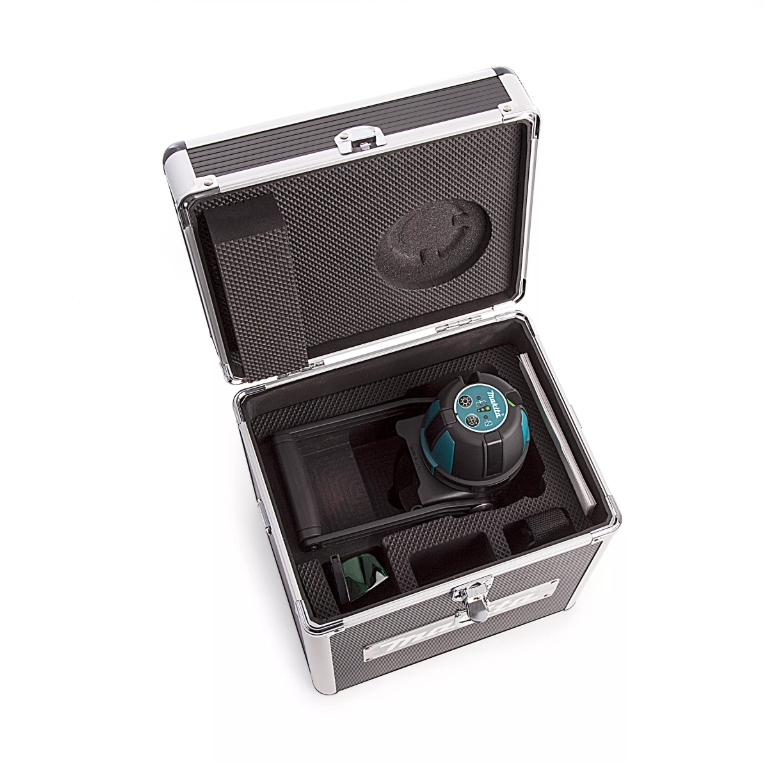 Makita SK209GDZ 10.8V CXT 3 linje grønn krysslaser (kun Makita DC10WC CXT 10.8V Li ion batterilader | Prohandel AS