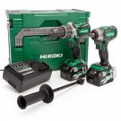 HiKOKI KC18DPLJBZ 18V børsteløs Twinpack, combi drill & muttertrekker  (2 x Multi-Volt batterier) thumbnail