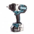 Makita DTW1002RTJ 18V børsteløs høymoments muttertrekker 1/2" innfestning (2 x 5.0Ah batterier) thumbnail