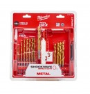 Milwaukee 48894760 HSS-G titanborsett for metall 19 deler i hendig etui thumbnail