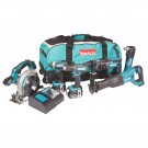 Makita DLX6038T 18V 6-delers verktøy sett (3 x 5Ah batterier) thumbnail