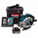 Makita DSS610 18V Sirkelsag med 3Ah batteri, lader og cube bag thumbnail