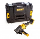 Dewalt DCG418NT XR 54V Flexvolt børsteløs vinkelsliper 125mm (kun kropp) levert i TSTAK system koffert thumbnail