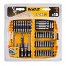 Sjekk prisen! Dewalt DT71518 45-delers bits- og skrutilbehørsett i praktisk etui thumbnail