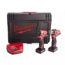 Milwaukee M12 FPP2A-602X 12V  2-delers twinpack, combi og slagtrekker sett (2 x 6,0 Ah batterier) thumbnail