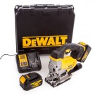 Dewalt DCS331M2 18V XR Li-ion stikksag sett (2 x 4,0 Ah batterier) thumbnail