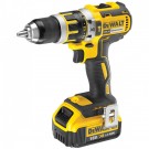 Anbefales! Dewalt DCD795M2 18V XR børsteløs kompakt drillsett (2 x 4AH batterier) thumbnail