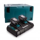 Makita 197629-2x5Ah batteri + DC18RD lader levert i Makpac koffert thumbnail