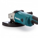 Makita GA9020S 9 tommer/ 230mm vinkelsliper komplett med myk start, mutternøkkel, sidehåndtak og hjulbeskyttelse thumbnail