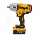 Dewalt DCF899P2 18V børsteløs høymoment muttertrekker sett (2 x 5Ah batt) thumbnail