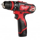 Milwaukee M12 BDDXKIT-202C 4-i-1 batteridrevet boremaskin (2 x 2,0Ah batterier) med tilbehør thumbnail