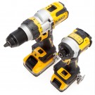 Dewalt DCK2052H1E1T 18V XR Combi drill & slagtrekker Twin Pack (2 x Powerstack-batterier) thumbnail