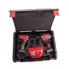 Milwaukee M12 FPP2A-602X 12V  2-delers twinpack, combi og slagtrekker sett (2 x 6,0 Ah batterier) thumbnail