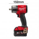 NYTT! Milwaukee M18 FPP2F3-502X 2-delers børsteløs combi + muttertrekker sett (2x5Ah batt) i HD kofferter thumbnail