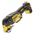 Dewalt DCS355NT 18V li-ion batteridrevet børsteløs multiverktøy komplett med 29 tilbehør og TSTAK koffert thumbnail