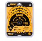 Dewalt DT10399 Extreme Sirkelsagblad for tre 190mm x 30mm x 24T (pakke med 3) thumbnail