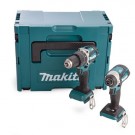 Makita DLX2181JX1 18V børsteløs premium combi drill DHP484Z og slagtrekker DTD154Z (bare kropp) thumbnail