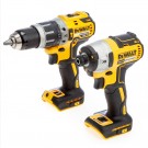 Dewalt DCK266NT 18V børsteløs combi drill + børsteløs slagtrekker (kun kropp) levert i TSTAK system koffert thumbnail