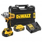 Dewalt DCF892P2T 18V XR børsteløs muttertrekker sett 1/2