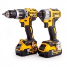 Sjekk prisen! Dewalt DCK266P2T 18V 2-delers børsteløs batteriverktøy sett, combi drill og slagtrekker (2 x 5,0 Ah batt) thumbnail