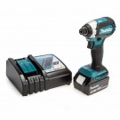 Makita DTD153RFX1 18V Li-ion børsteløs slagtrekker sett (1 x 3.0Ah batteri) thumbnail