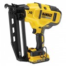 Dewalt DCN660D2 18V XR Batteridrevet førsteløs dykkertpistol 16Ga (2 x 2 Ah batterier) thumbnail