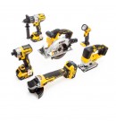 Dewalt DCK664P3 18V XR 6-delers sett (3 x 5,0 Ah batterier) med 2 x TOUGHSYSTEM-bokser thumbnail