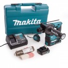 Makita HR166DSAE1 CXT 10,8V børsteløs SDS+ borhammer inkludert 65-deler tilbehør (2 x 2,0 Ah batterier) thumbnail