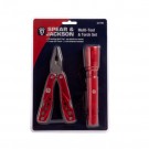 Sjekk prisen! Spear and Jackson SJ1760 Multikniv med kompakt lommelykt thumbnail
