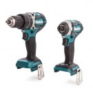 Makita DLX2181JX1 18V børsteløs premium combi drill DHP484Z og slagtrekker DTD154Z (bare kropp) thumbnail