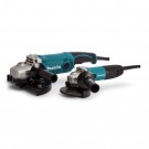 Makita DK0056Z1 Twinpack vinkelsliper sett - GA9050 230mm + GA4530R 115mm 240V thumbnail