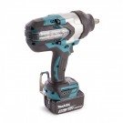 Makita DTW1002RTJ 18V børsteløs høymoments muttertrekker 1/2" innfestning (2 x 5.0Ah batterier) thumbnail