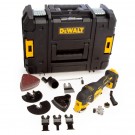 Dewalt DCS356NT 18V XR børsteløst oscillerende multiverktøy med 35 tilbehør (kun kropp) levert Tstak system koffert thumbnail