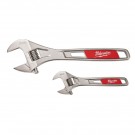 Milwaukee 48227400 6 og 10 toms twinpack skiftenøkkel sett thumbnail