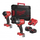 Milwaukee M18 FPP2A3-502X FUEL 4th Generasjon combi drill & slagtrekker (2 x 5,0Ah batterier) thumbnail