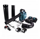 Makita DUB363PT2V 36V (18V+18V) børsteløs høyeffekt blåser med oppsamler (2 x 5Ah batterier) thumbnail