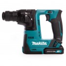 Makita HR140DWAE1 12Vmax kompakt SDS+ borhammer med 64-delers tilbehørsett (2 x 2,0 Ah batterier) thumbnail
