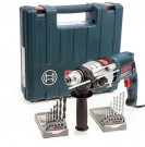 Bosch GSB19-2RE 850W Slagbormaskin med 2 x 7 boresett 240V levert i koffert thumbnail