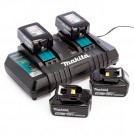 Makita DLX2140PTJ 18/36V sirkelsag og kombidrill tvillingpakke (4 x 5,0Ah batterier) thumbnail