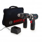 Bosch Professional Twin Pack - GSB 12V-15 combi drill + GDR 12V-105 slagtrekker (2 x 2.0Ah batterier) thumbnail