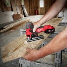 Milwaukee M18 FBJS-0X FUEL børsteløs kompakt stikksag (kun kropp) i HD koffert thumbnail