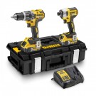 Sjekk prisen! Dewalt DCK266P2 18V Combi drill og slagtrekker børsteløs Kit (2 x 5.0Ah batterier) thumbnail