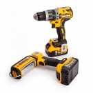 Dewalt DCK665P3T 6-delers 18V batteriverktøysett (3 x 5Ah batterier), lader og 2 x kofferter thumbnail