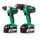 HiKOKI KC18DGL 18V TwinPack - DV 18DGL combi drill + WH 18DGL slagtrekker (2 x 5,0 Ah batterier) thumbnail