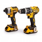 Dewalt DCK266D2 18V 2-delers børsteløs combi og slagtrekker sett(2 x 2.0Ah batterier) levert i system koffert thumbnail