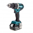 Makita DHP484STX5 18V børsteløs drillsett med tilbehørssett på 101 deler (1 x 5,0 Ah batteri) thumbnail