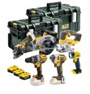 Dewalt DCK664P3 18V XR 6-delers sett (3 x 5,0 Ah batterier) med 2 x TOUGHSYSTEM-bokser thumbnail