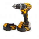 Sjekk prisen! Dewalt DCD796M2 18V børsteløs combi drillsett (2x4Ah batterier)  thumbnail