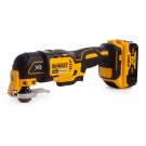 Dewalt DCS355P1 18V børsteløs oscillerende multikutter med tilbehør (1 x 5,0 Ah batteri) thumbnail