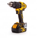 Sjekk prisen! Dewalt DCK2062M2T 18V XR børsteløst 2-delt drillsett (2 x 4,0Ah batterier) thumbnail